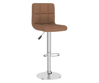 Scaun de bar, maro, material textil
