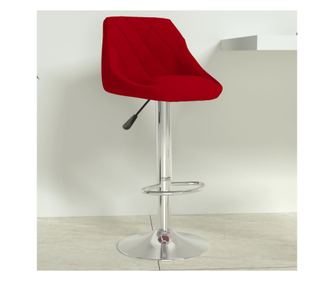 Bar stol, vino rdeča, žamet