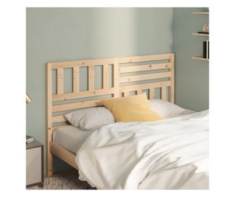 Κεφαλάρι Κρεβατιού, 146x4x100 εκ., Μασίφ Ξύλο Πεύκου