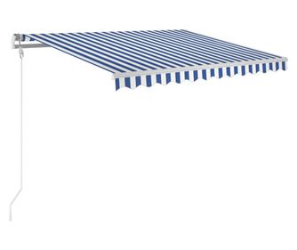 Avtomatsko zložljiva tenda 300x250 cm modra in bela