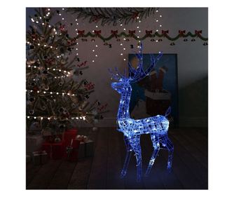 Božićni ukras sob 140 LED plava 128 cm akril