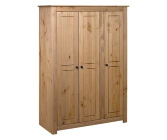 3-πόρτο ντουλάπα, 118 x 50 x 171,5 εκ., σειρά Panama pine