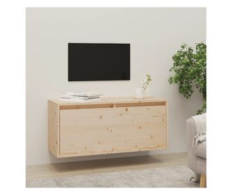 Zidni ormarić, 80x30x35 cm, masivno borovo drvo