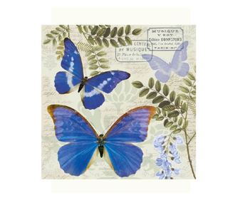 Servetele de masa, 33x33 cm, Blue Morpho, Ambiente