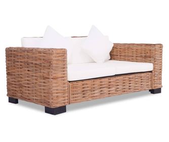 Canapea de 2 locuri, ratan natural