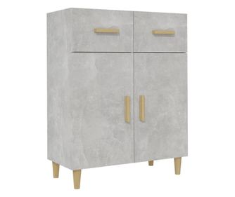 Komoda betonsko siva 69,5x34x89 cm konstruiran les