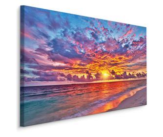 Obraz do ložnice ZÁPAD SLUNCE u moře