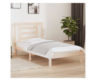 Krevetni okvir, 90x200 cm, masivno borovo drvo