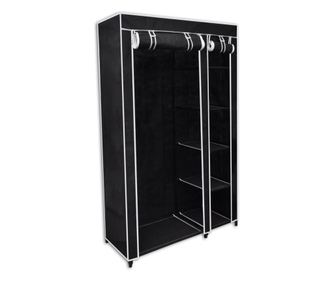 sszecsukhat fekete ruhsszekrny, 110 x 45 x 175 cm