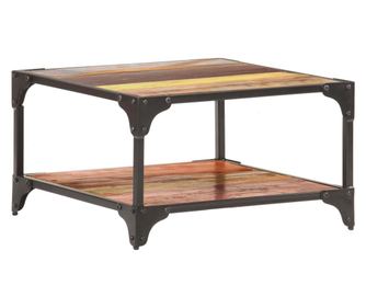 Konferenční stolek 60 x 60 x 35 cm masivní recyklované dřevo