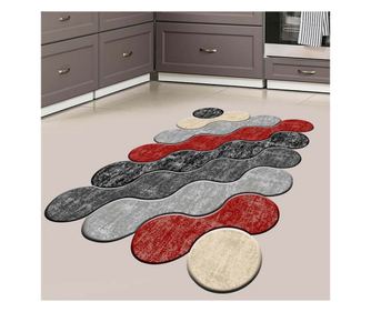 Килим Chilai Home 476HFT1879, 80x200 см, Полиестер 750 g/m2, Многоцветен