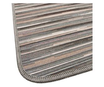 Covoras universal antiderapant Chalet Plus, model dungi, nuante maro, 52x140 cm