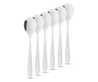 Desszertkanál (6db) rozsdamentes acélból - 137 x 30 mm