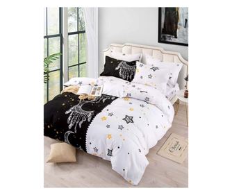 Finom ágynemű 2 lánynak, 6 részes, franciaágy, Moon Star, FNJ-291