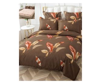 Finom ágyneműgarnitúra, ágynemű gumival, 6 részes, franciaágy, FNPE-12