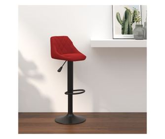 Bar stol, vino rdeča, žamet