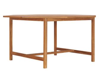 Vrtna miza 150x150x75 cm trdna tikovina
