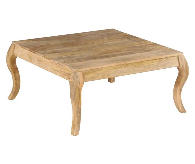 Stolić za kavu, 80 x 80 x 40 cm, masivno drvo manga