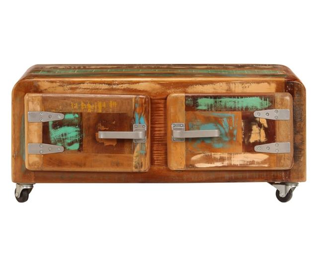 Stolić za kavu, 85 x 55 x 40 cm, reciklirano masivno drvo