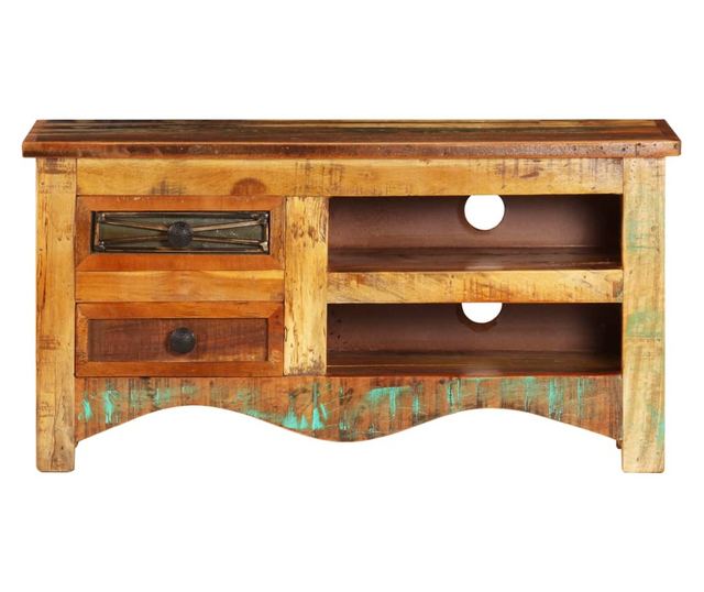 TV komoda, 80 x 30 x 40 cm, reciklirano masivno drvo