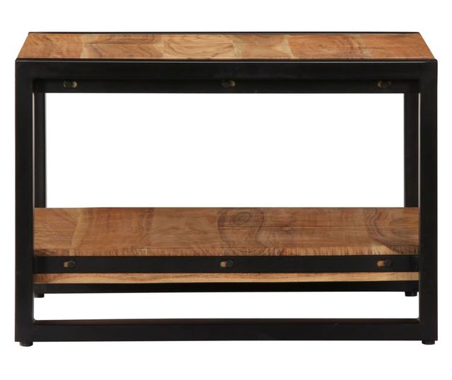 Stolić za kavu, 60 x 60 x 40 cm, masivno drvo akacije