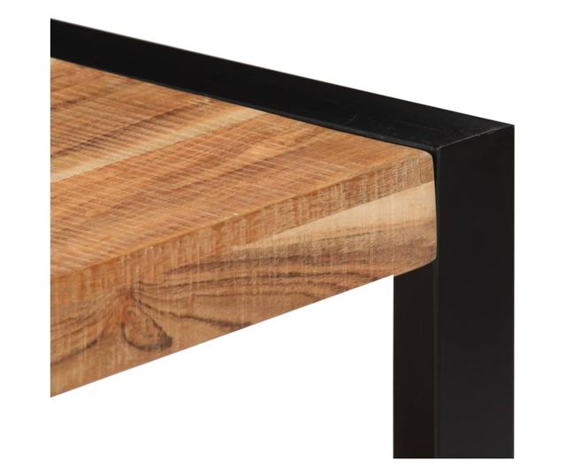 Stolić za kavu, 60 x 60 x 40 cm, masivno drvo akacije