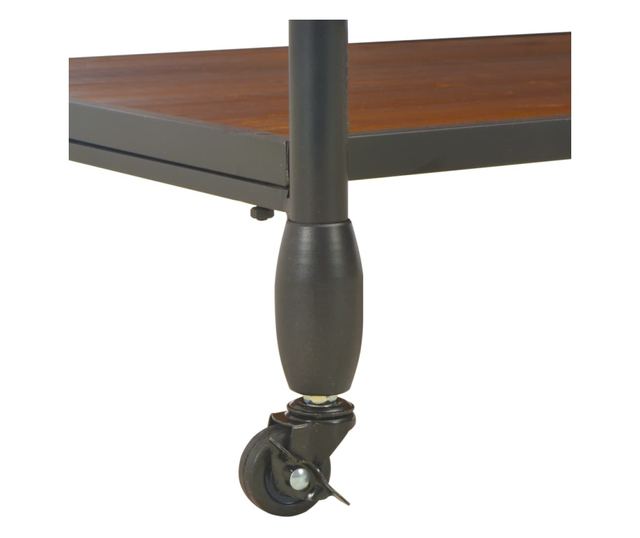 Stolić za kavu s policom, 120x60x40 cm, masivno drvo jele