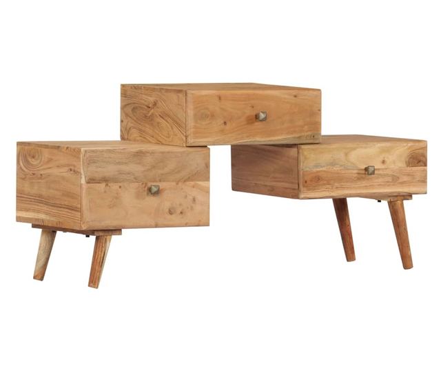 TV komoda, 108 x 30 x 49 cm, masivno drvo akacije