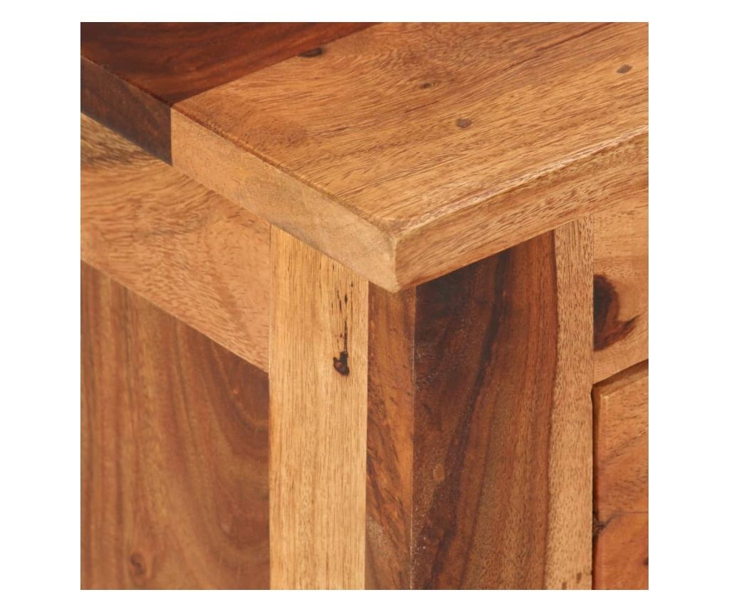 Comodă TV, 110 x 30 x 40 cm, lemn masiv de sheesham - 3