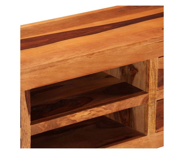 TV komoda, 110 x 30 x 40 cm, masivno drvo sheeshama