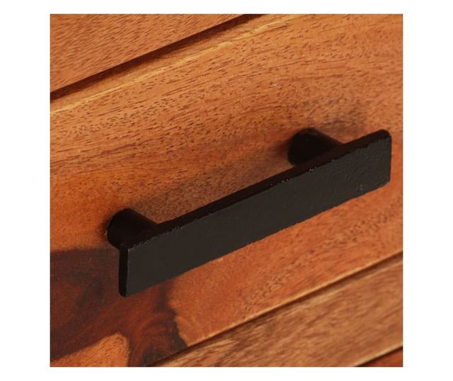 TV komoda, 110 x 30 x 40 cm, masivno drvo sheeshama