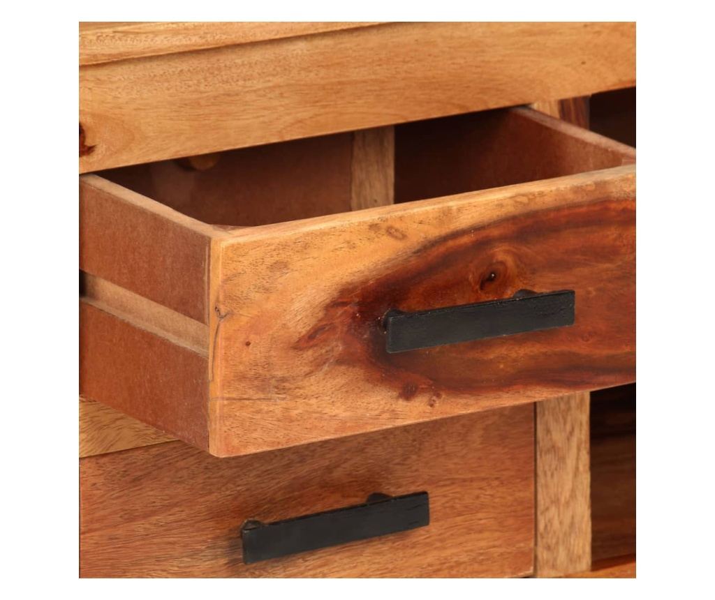 Comodă TV, 110 x 30 x 40 cm, lemn masiv de sheesham - 7