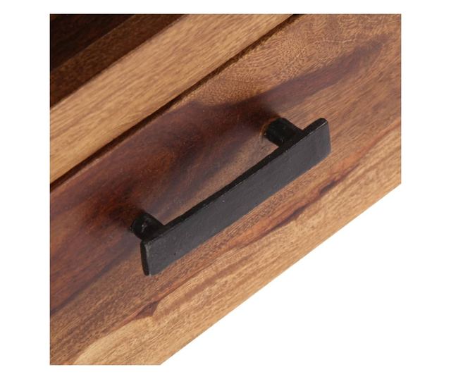 TV komoda, 118 x 30 x 40 cm, masivno drvo sheeshama