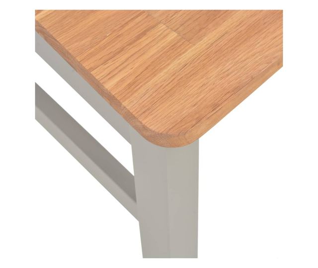 Kuhinjske stolice, 2 kom., siva, masivni hrast