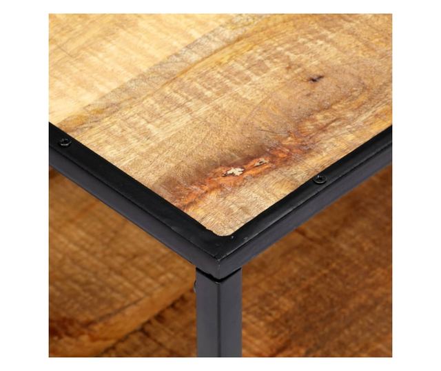 Stolić za kavu, 90 x 50 x 40 cm, reciklirano masivno drvo