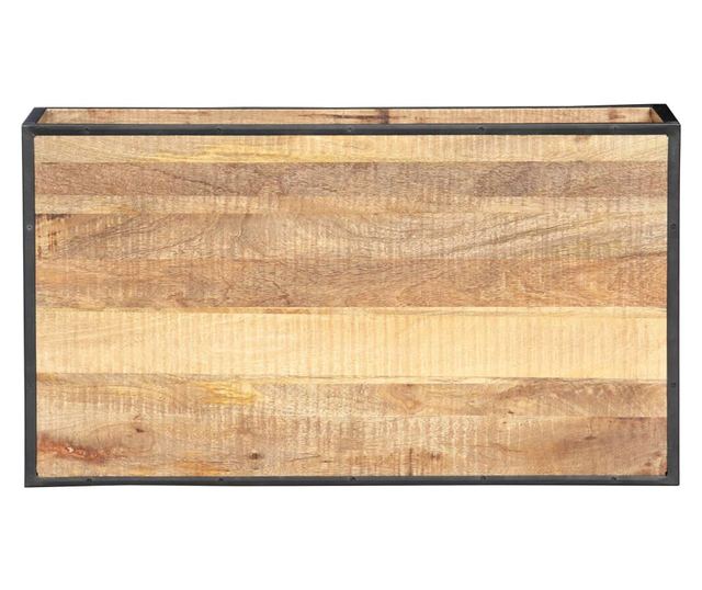 Stolić za kavu, 90 x 50 x 40 cm, reciklirano masivno drvo