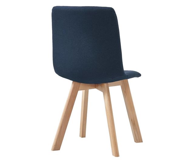 Stolice za blagovaonicu, 4 kom., plave, tekstilni materijal