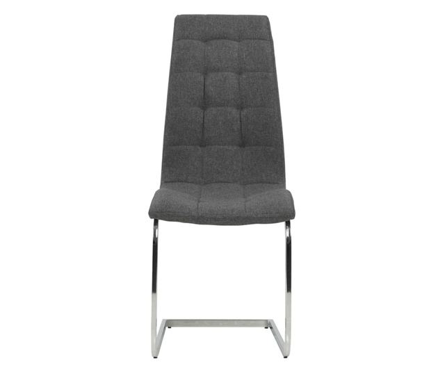 Kuhinjske stolice, 2 kom., tamno siva, tekstil