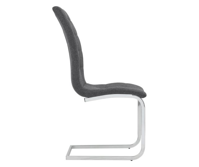 Kuhinjske stolice, 2 kom., tamno siva, tekstil