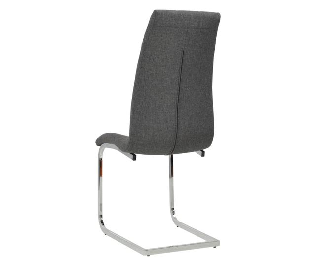 Kuhinjske stolice, 2 kom., tamno siva, tekstil