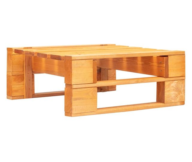 Vrtna klupa od paleta, medeno smeđa, obrađeno borovo drvo