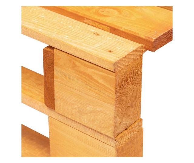 Vrtna klupa od paleta, medeno smeđa, drvo