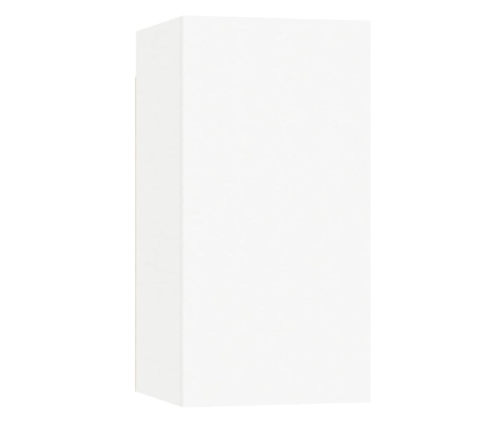 Set TV ormarića, 6 komada, bijeli, iverica - 5