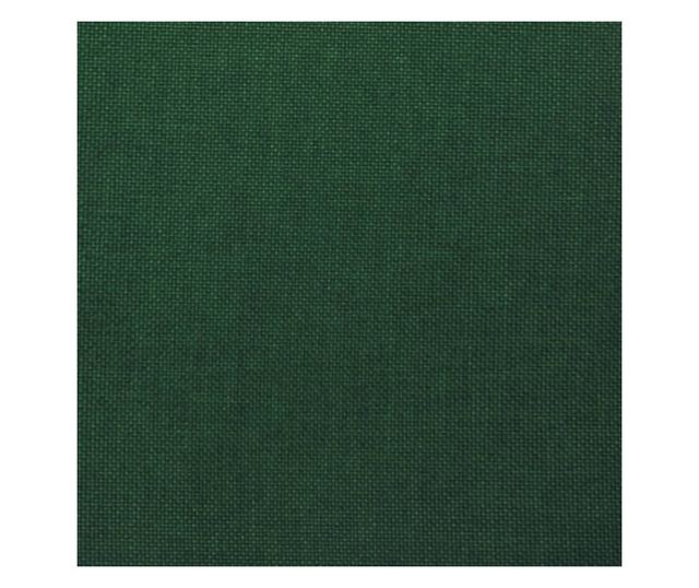 Електрически реклайнер масажен стол, тъмнозелен, плат