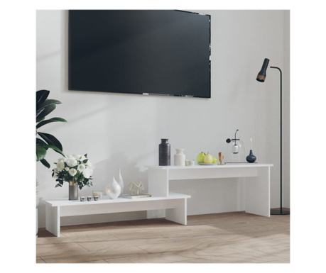 Comodă TV, alb, 180x30x43 cm, PAL