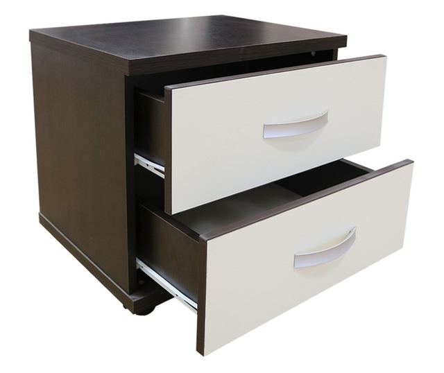 Noptiera Laguna wenge cu fildes