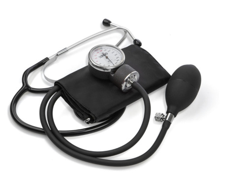 Aparat de masurare a tensiunii arteriale Sendo Standard, Stetoscop, Filtru, Manseta 22-32 cm, Negru