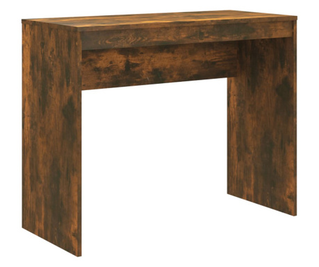 Pisalna miza dimljeni hrast 90x40x72 cm konstruiran les