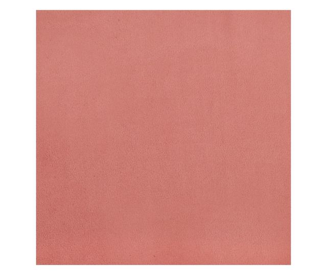 Sedežna garnitura z taburejem, roza, žamet