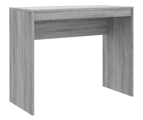 Pisalna miza siva sonoma 90x40x72 cm konstruiran les